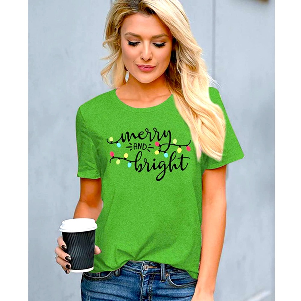 🎄 Merry & Bright Christmas Top
